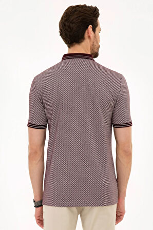 Bordo Regular Fit Polo Yaka T-Shirt