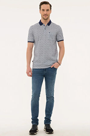 Açık Mavi Regular Fit Polo Yaka T-Shirt