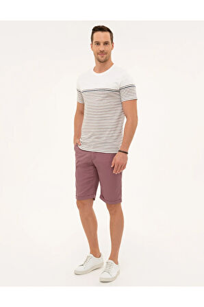 Koyu Gri Slim Fit Bisiklet Yaka Tişört 50218602-vr080
