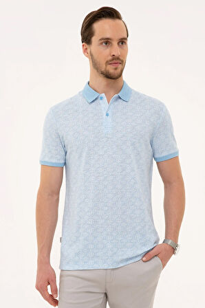 Açık Haki Slim Fit Polo Yaka T-Shirt