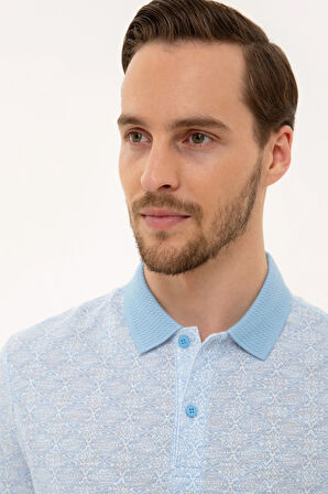 Açık Haki Slim Fit Polo Yaka T-Shirt