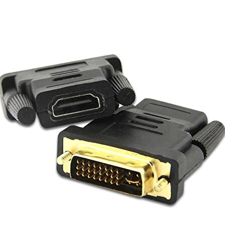HDMI Dişi DVI-I 24+5 Erkek Çevirici Dönüştürücü Adaptör