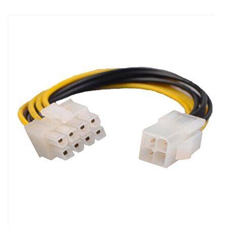 4 Pin to 8 Pin Güç Çevirici Power Supply (PSU) Çevirici Kablo