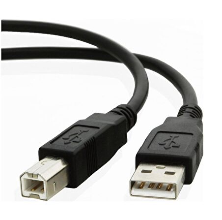 USB Yazıcı Printer Arabağlantı Kablosu USB 2.0 Yüksek Hız 3 Metre