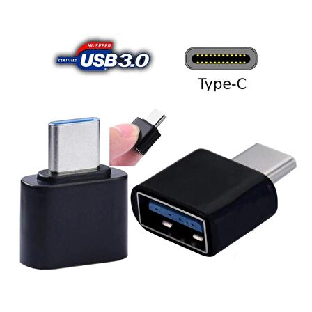 Type C Usb 3.1 To Usb 3.0 Çevirici Adaptör (Data - Şarj) 4311