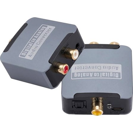 TAPLİN Dijital To Analog 3.5mm Optik Ses Tos Çevirici Dönüştürücü Adaptör TK-145