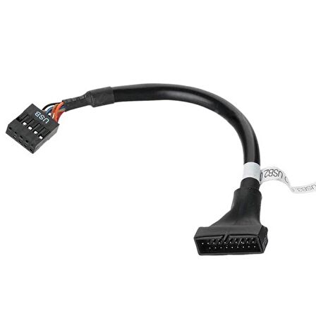 9 Pin USB 2.0 Dişi to 19 Pin USB 3.0 Erkek Dönüştürücü Kablo