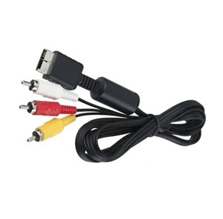 Ps3 Ps2 Av Lcd Tv Oyun Konsolu 3 RCA Scart Lale Bağlantı Kablosu 4620