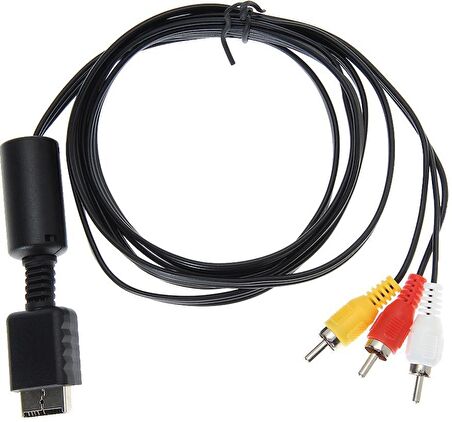 Ps3 Ps2 Av Lcd Tv Oyun Konsolu 3 RCA Scart Lale Bağlantı Kablosu 4620