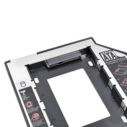 Harddisk Kutusu 9.5mm Slim Kızak Caddy Laptop DVD to SSD HDD Sata