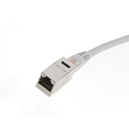 Cat6 Jak İnternet Kablo Birleştirici RJ45 Metal Ekleme Aparatı