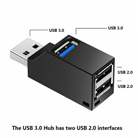 Usb Hub 3 Port USB 3.0 ve USB 2.0 Çoklayıcı Switch 4422