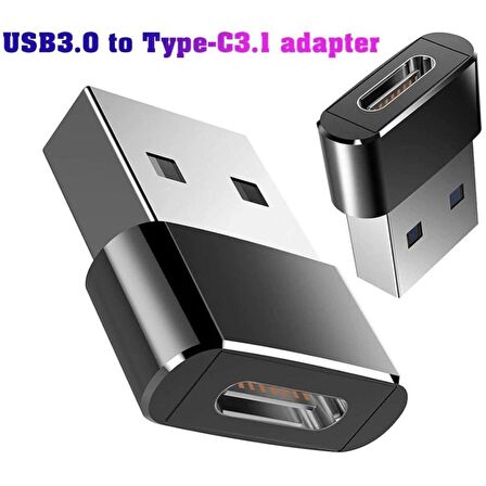 USB 3.0 to Type C 3.1 Şarj Data Çevirici Dönüştürücü Adaptör