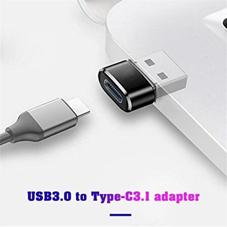 USB 3.0 to Type C 3.1 Şarj Data Çevirici Dönüştürücü Adaptör