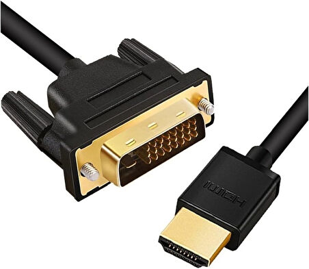 Hdmi To Dvi 24+1 Çevirici Çift Yönlü Monitör Kablosu 3 Metre 4633