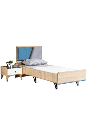 Lotus Genç Odası - 3 Kapılı Dolap, Karyola, Komodin