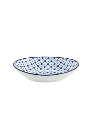 Madame Coco Rêve Bleu Petite Oval Tabak - Mavi - 19,5x16,5 Cm