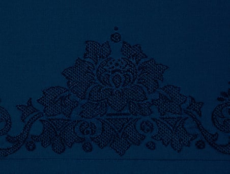 Madame Coco Valerie Masa Örtüsü - Lacivert - 160x300 cm