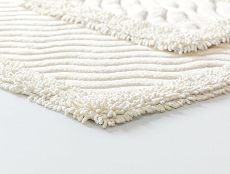Marlie Banyo Paspası - Ekru - 60x100 cm
