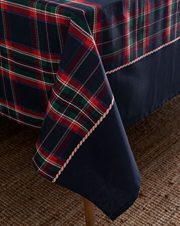 Abella Masa Örtüsü - Lacivert - 160x200 cm