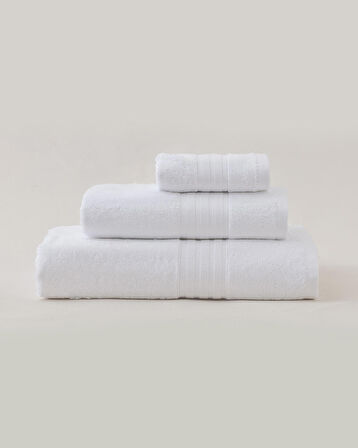 Madame Coco Martha Banyo Havlusu (TENCEL™) - Beyaz - 80x150 cm