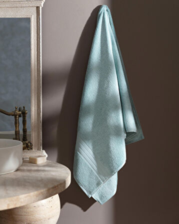 Madame Coco Martha Banyo Havlusu (TENCEL™) - Mint Yeşili - 80x150 cm