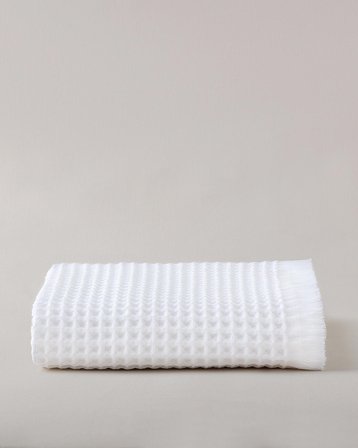 Madame Coco Marlie Banyo Havlusu - Beyaz - 80x160 cm