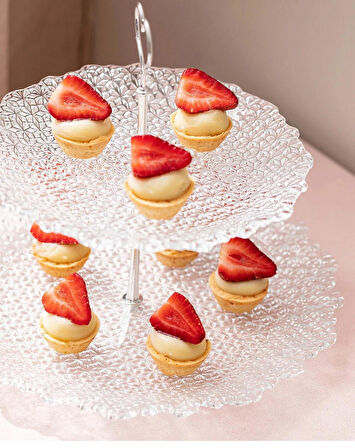 Charmes 2 Katlı Kek Standı 28 cm