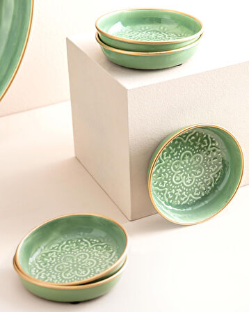 Madame Coco Rosalie 6 Parça Tabak Seti - Soft Yeşil