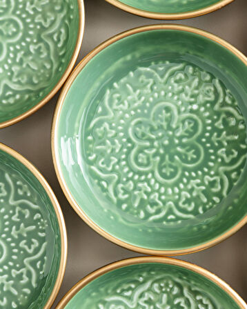 Madame Coco Rosalie 6 Parça Tabak Seti - Soft Yeşil