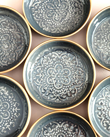 Madame Coco Rosalie 8 Parça Tabak Seti - Antrasit