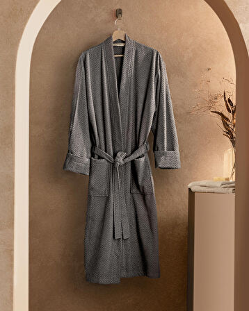 Madame Coco Nicola Kimono Erkek %100 Pamuk Bornoz