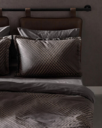 Madame Coco Alcon King Size Baskılı - 300TC Saten Nevresim Takımı