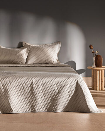 Arles Çift Kişilik Saten Yatak Örtüsü