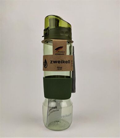 Zweikell Camry Military Green 650 Ml Yeşil Tritan Suluk.