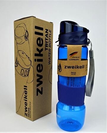 Zweikell Camry Royal Blue 650ml Mavi Tritan Suluk