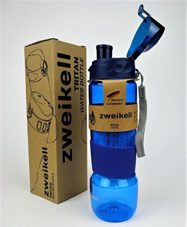 Zweikell Camry Royal Blue 650ml Mavi Tritan Suluk