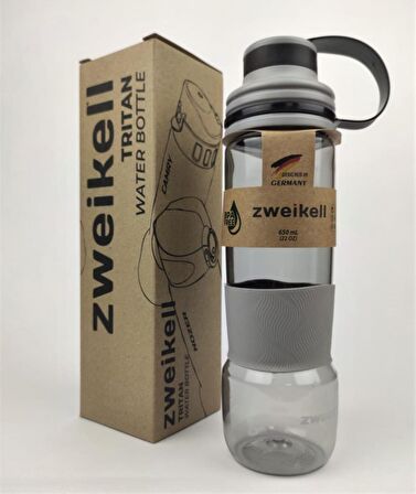 Zweikell Sport Black 650 Ml Siyah Tritan Suluk