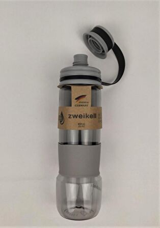 Zweikell Sport Black 650 Ml Siyah Tritan Suluk