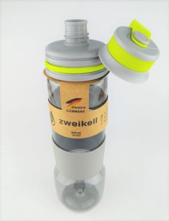 Zweikell Sport Citron 650 Ml Sarı Tritan Suluk