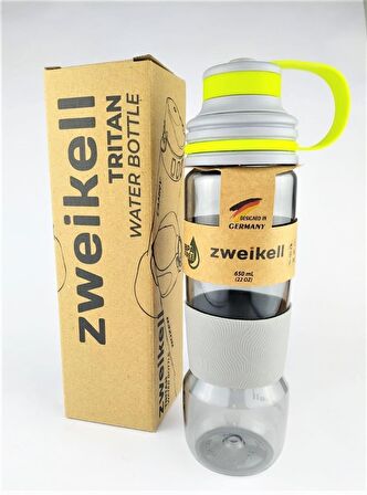 Zweikell Sport Citron 650 Ml Sarı Tritan Suluk