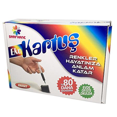 Ekoset hp 1115, hp 650 uyumlu Siyah Kartuş Dolum seti 2x100ml