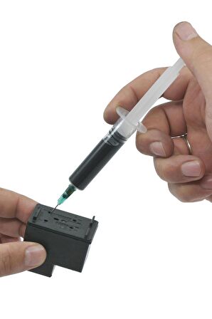 Ekoset hp 1115, hp 650 uyumlu Siyah Kartuş Dolum seti 2x100ml