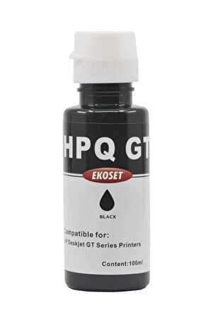 Ekoset hp ink Tank 315 415 GT5810 GT5820 için uyumlu Siyah mürekkep  