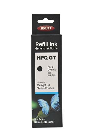 Ekoset hp ink Tank 315 415 GT5810 GT5820 için uyumlu Siyah mürekkep  