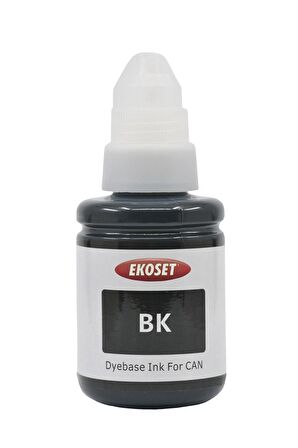 Ekoset Canon Tanklı yazıcılar için uyumlu Siyah mürekkep 135 ml GI-490 uyumlu