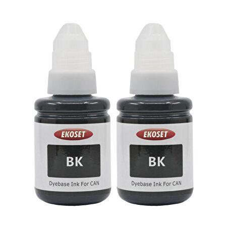 Ekoset Canon Pixma G4411 uyumlu Siyah mürekkep 2 adet 135 ml