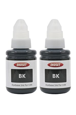 Ekoset Canon Pixma G4411 uyumlu Siyah mürekkep 2 adet 135 ml