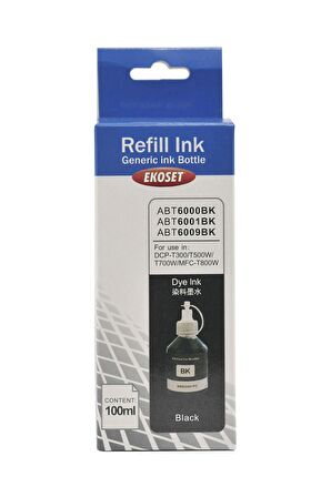 Ekoset Brother BT6000 uyumlu Siyah mürekkep 100 ml