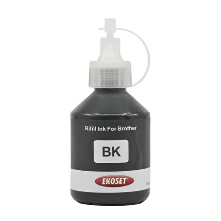 Ekoset Brother DCP-T300 T310 T500 T510 uyumlu Siyah mürekkep 100ml